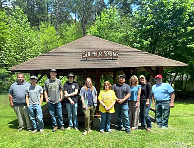 ‘True American Grit’: SVRCS Advanced Woodworking class helps Loganton restore historic landmark; receive visit fr...